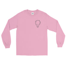 Load image into Gallery viewer, Be A Light In The Darkness - Long Sleeve T-Shirt in Light Pink Color
