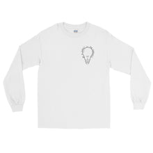 Load image into Gallery viewer, Be A Light In The Darkness - Long Sleeve T-Shirt in White Color Flat Shirt
