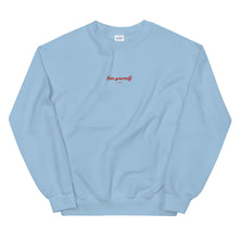 Load image into Gallery viewer, Love Yourself Embroidered - Sweatshirt
