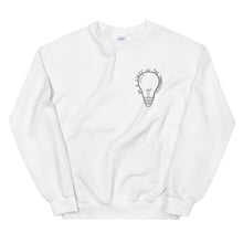 Load image into Gallery viewer, be a light in the darkness - sweatshirt in white color
