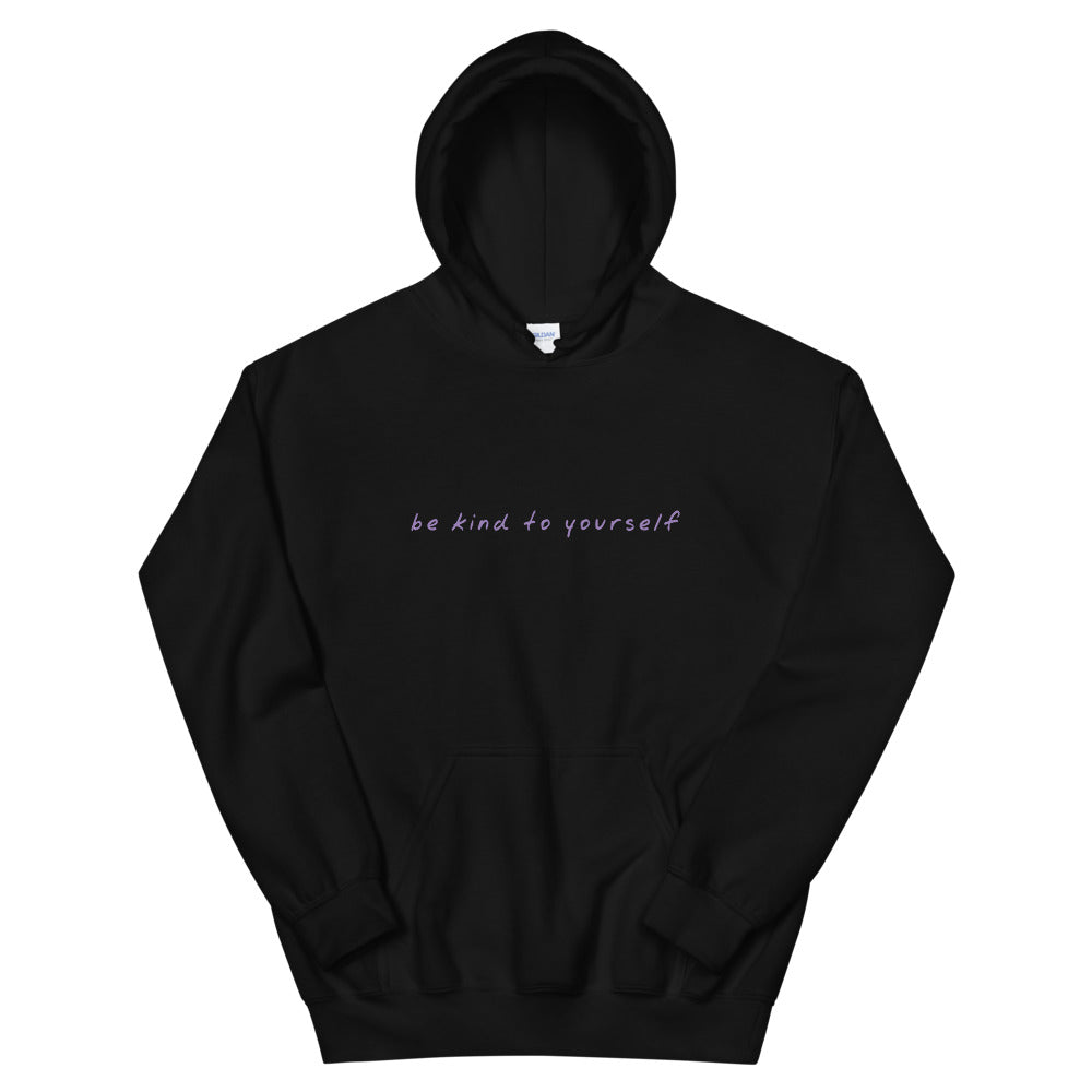 Be Kind To Yourself Hoodie in Black Color 