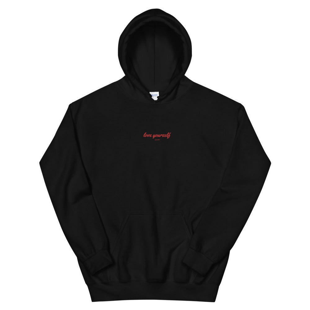 Love Yourself Embroidered - Hoodie