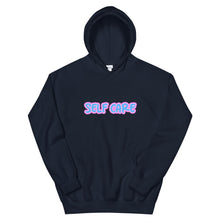 Load image into Gallery viewer, Self Care Hoodie in Navy Color
