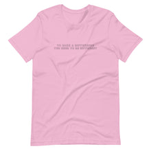 Load image into Gallery viewer, To Make A Difference, You Need To Be Different - Premium T-Shirt in Lilac Color
