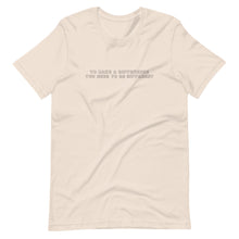 Load image into Gallery viewer, To Make A Difference, You Need To Be Different - Premium T-Shirt in Soft Cream Color
